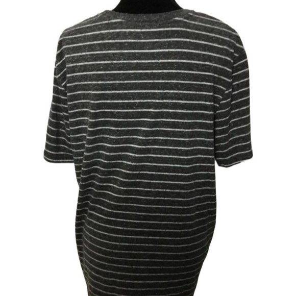 Adam Levine Womens Tee Short Sleeve Size XL Stripes Front issue tag 222 T-shirt - Picture 9 of 9